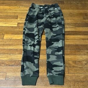 Abercrombie Kids Camo Sweatpants Elastic Cuffs, Sz 11/12